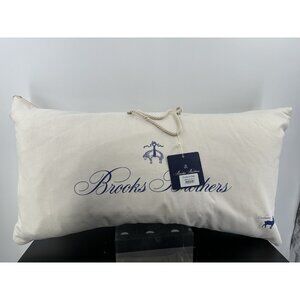 Brooks Brothers Cashmere Blend Bed Pillow King Size 20”x36”